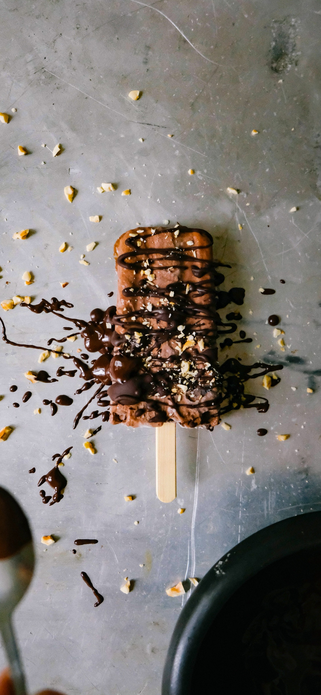 冰淇淋, 巧克力, 松露巧克力, 甜点, 烹饪 壁纸 1125x2436 允许