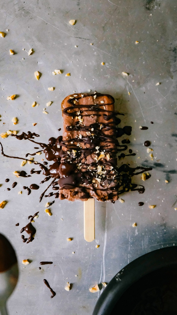 Helado, Chocolate, Trufa de Chocolate, Helado de Frutas, Postre. Wallpaper in 720x1280 Resolution