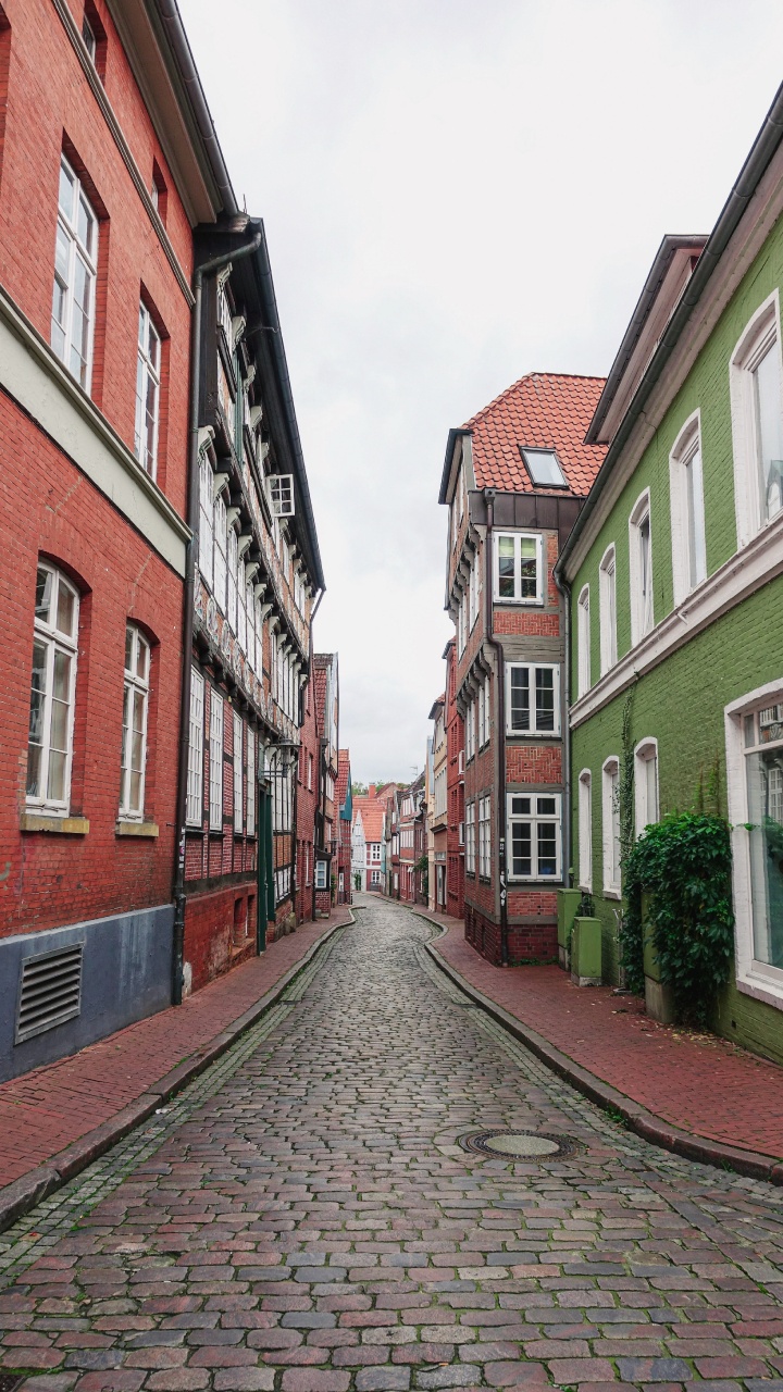 的房子, 跑道, 街, 建筑, 卵石 壁纸 720x1280 允许