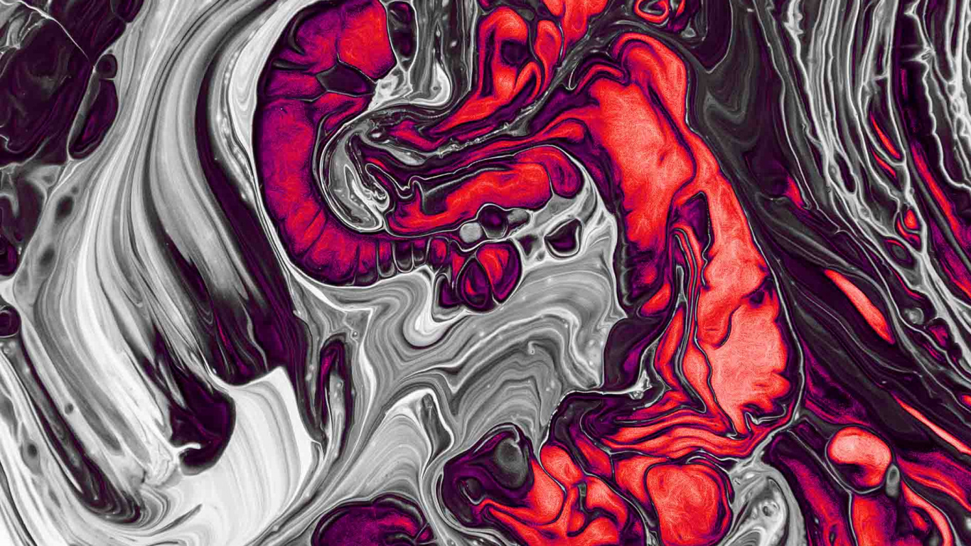 Acrylic Paint, Painting, Poster, Visual Arts, Liquid. Wallpaper in 1366x768 Resolution