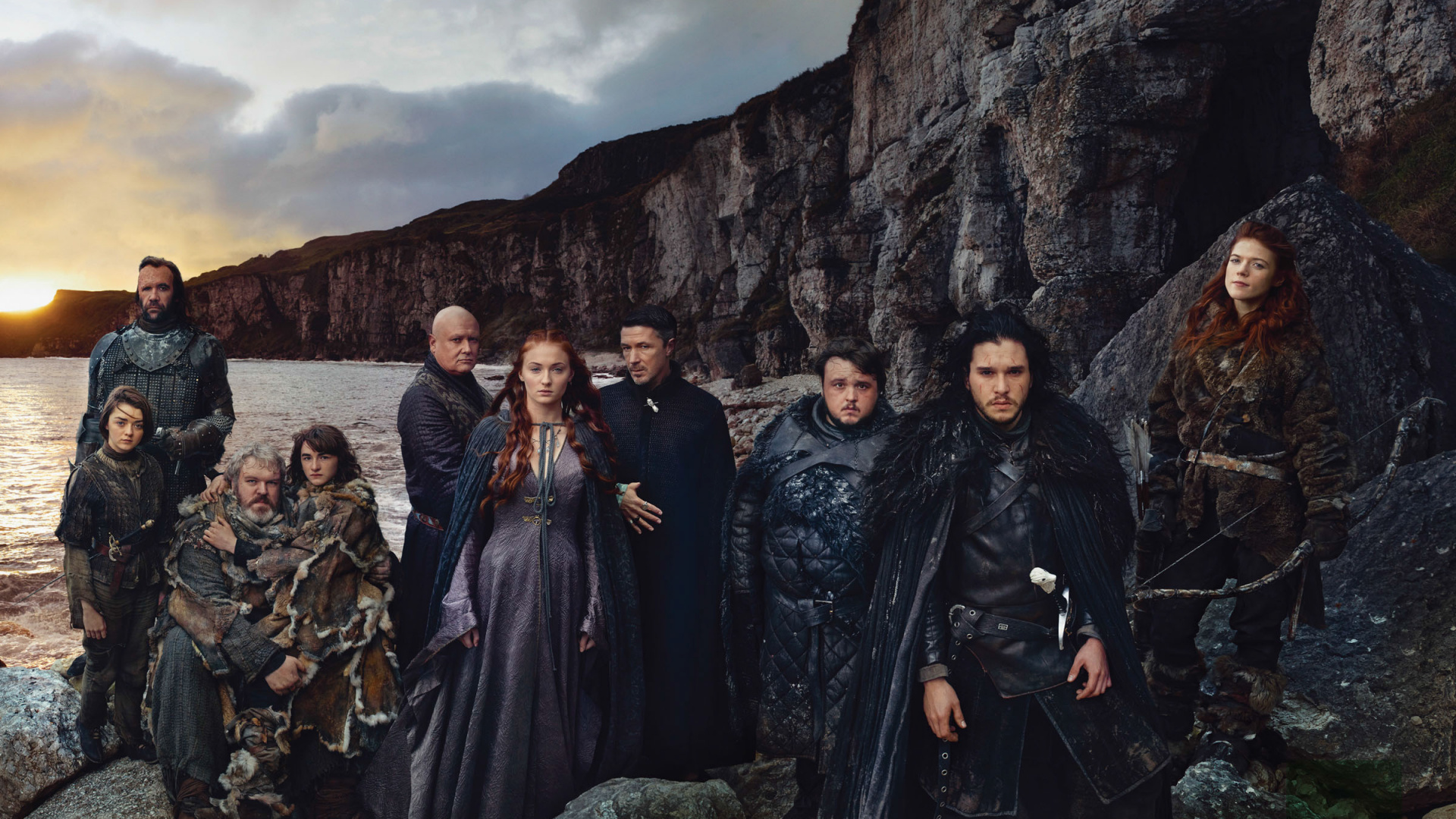 Group of People Standing on Rocky Mountain During Daytime. Wallpaper in 1920x1080 Resolution