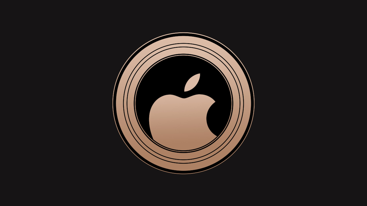 Apple, Logo, Circle, Symbol, Graphics. Wallpaper in 1280x720 Resolution