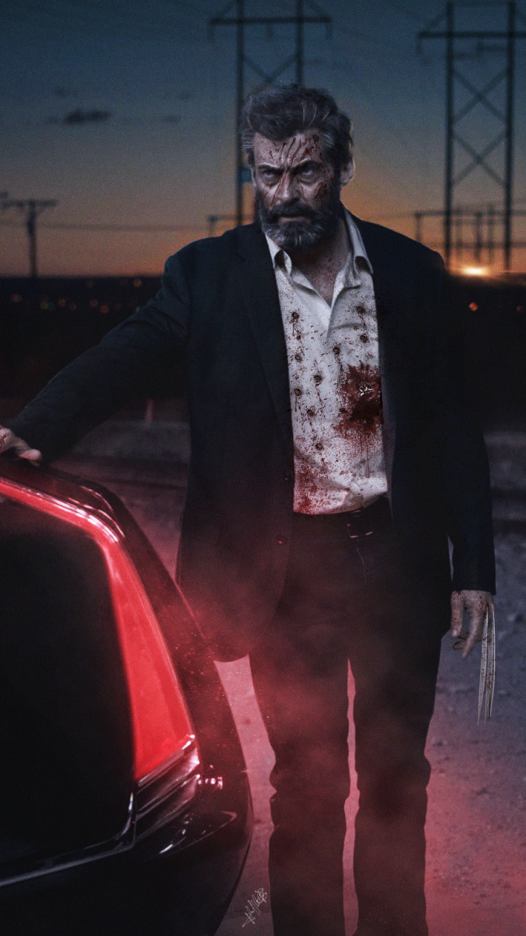 Homme en Blazer Noir Debout à Côté de la Voiture Rouge. Wallpaper in 750x1334 Resolution