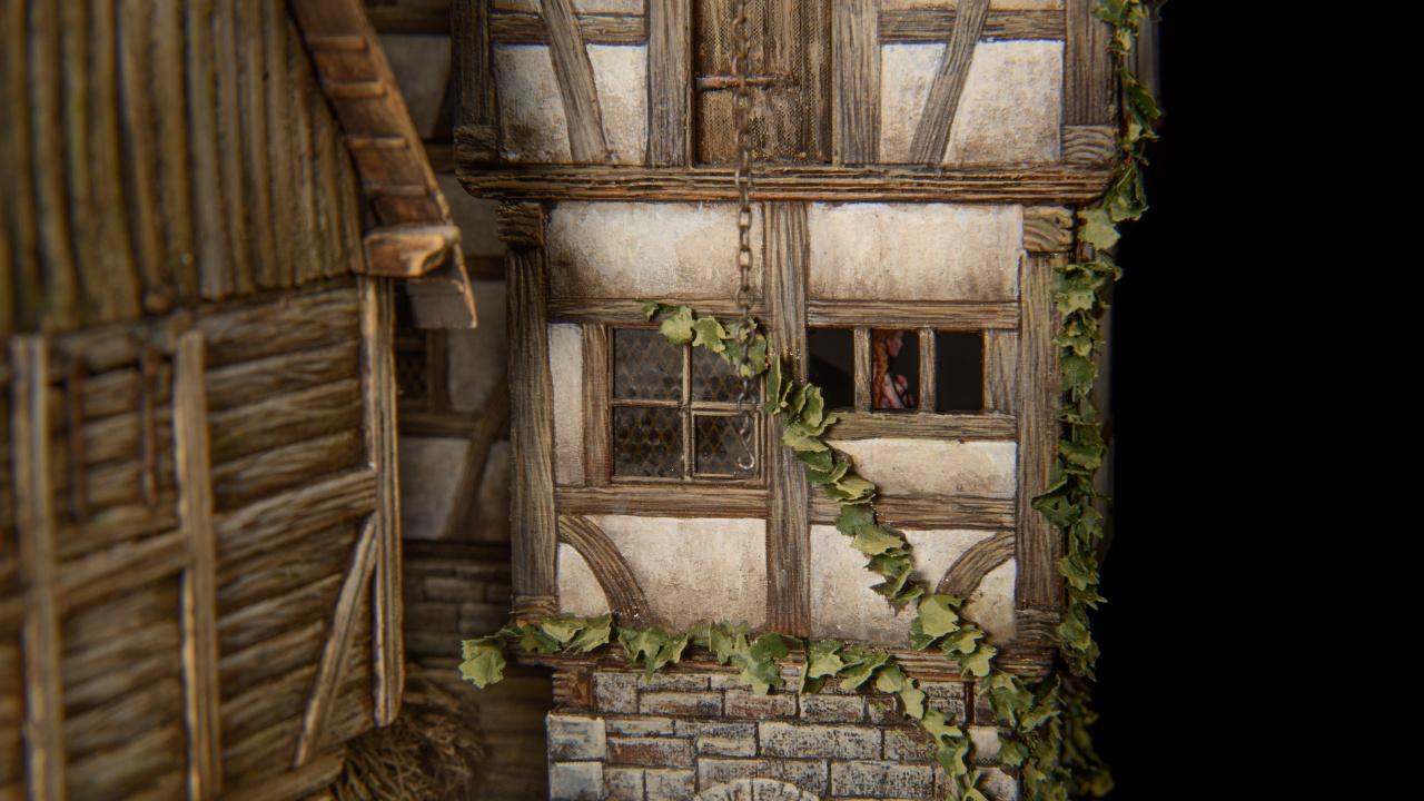 Green Plants on Brown Wooden House. Wallpaper in 1280x720 Resolution