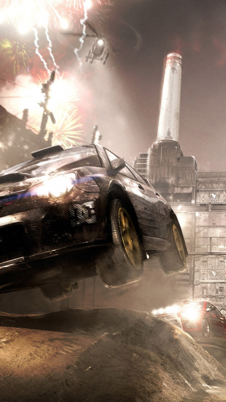 Dirt 3, Racing Video Game, pc Game, Car, Explosion. Wallpaper in 750x1334 Resolution