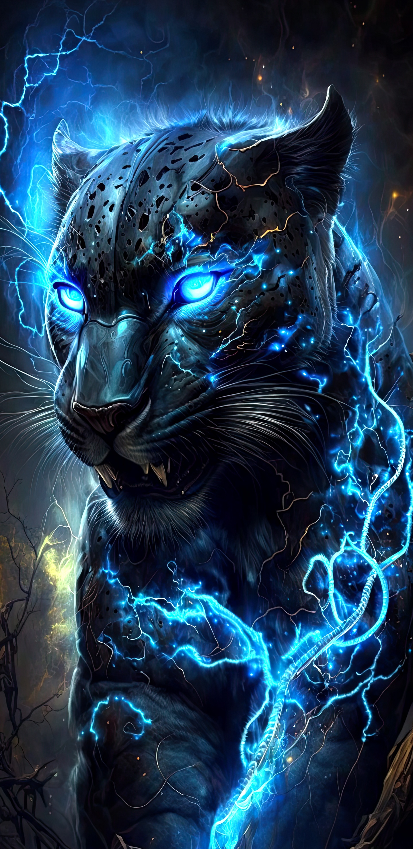 Masai Lion, Lion, Tigre, Jaguar, Dessin. Wallpaper in 1440x2960 Resolution