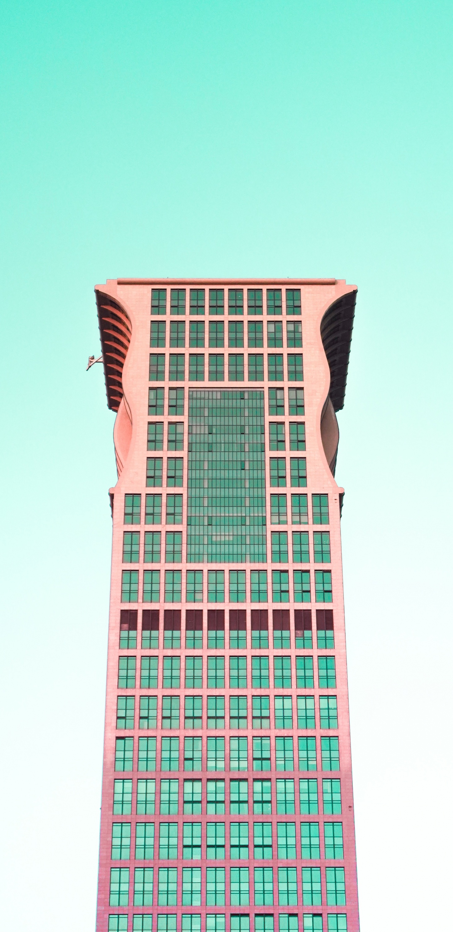 Robe Sans Manches à Carreaux Verts et Blancs. Wallpaper in 1440x2960 Resolution