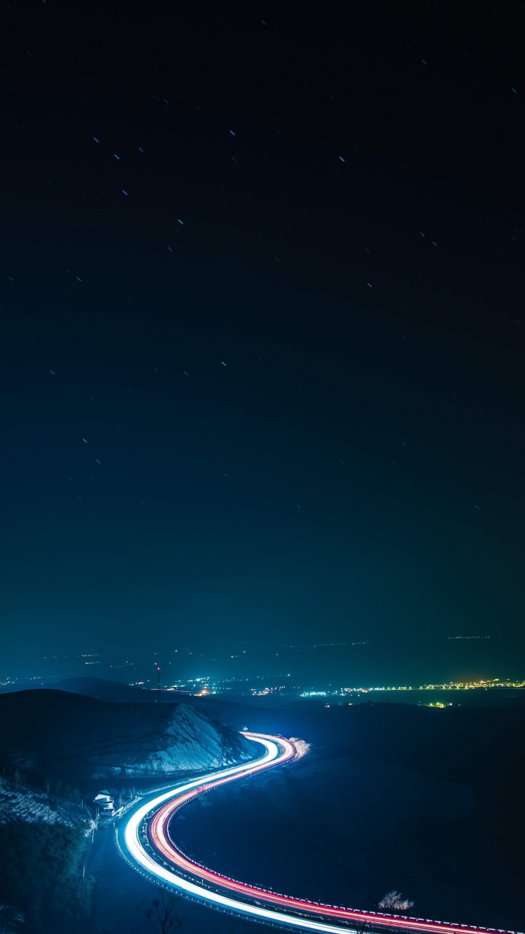 Atmosphere, Blue, Automotive Lighting, Natural Landscape, Astronomical Object. Wallpaper in 750x1334 Resolution