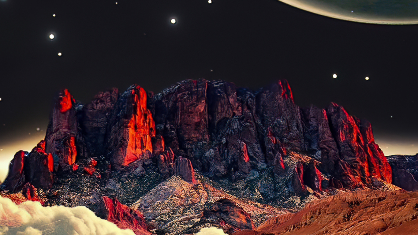 Natur, Atmosphäre, Licht, Naturlandschaft, Astronomisches Objekt. Wallpaper in 1366x768 Resolution