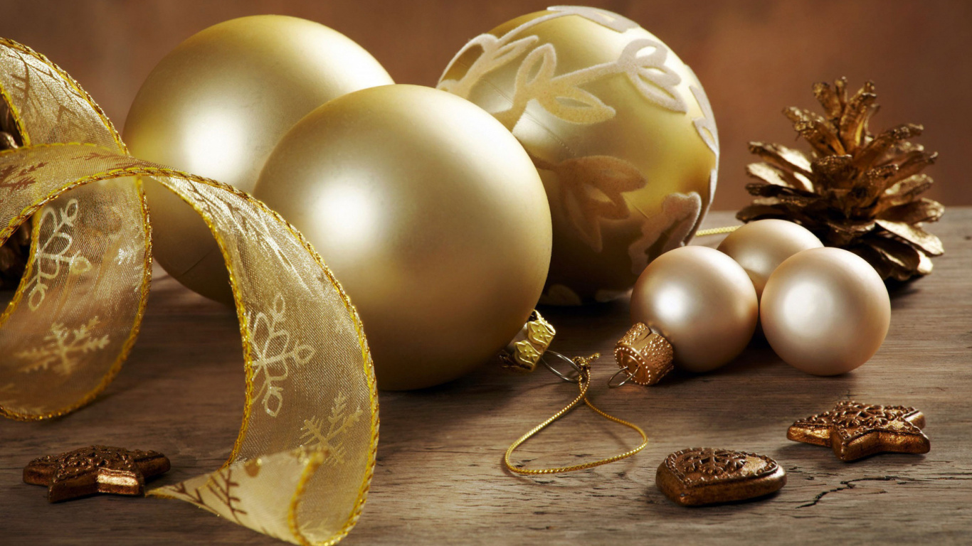 Weihnachten, Christmas Ornament, Stilleben, Weihnachtsdekoration, Weihnachtsmann. Wallpaper in 1366x768 Resolution