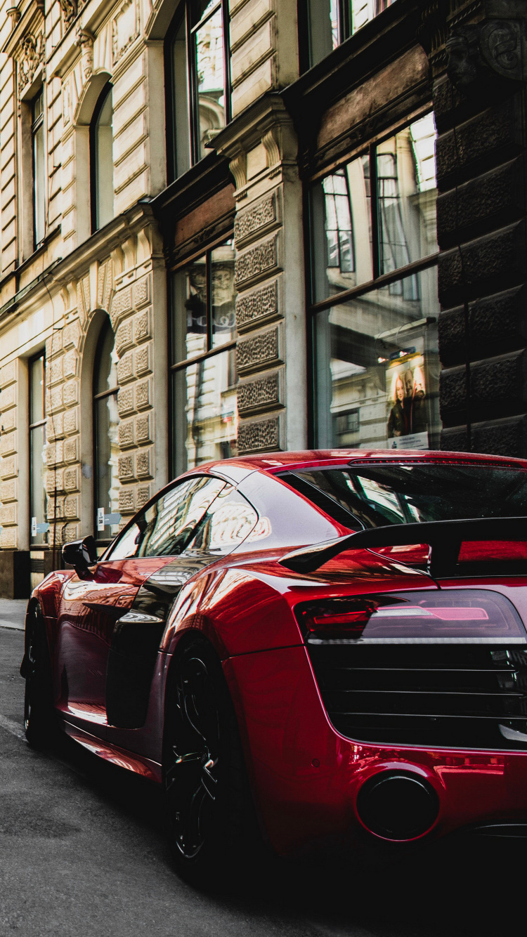 Audi r8 Spyder, Audi, Audi r8 2023, Coche, Deportivo. Wallpaper in 750x1334 Resolution