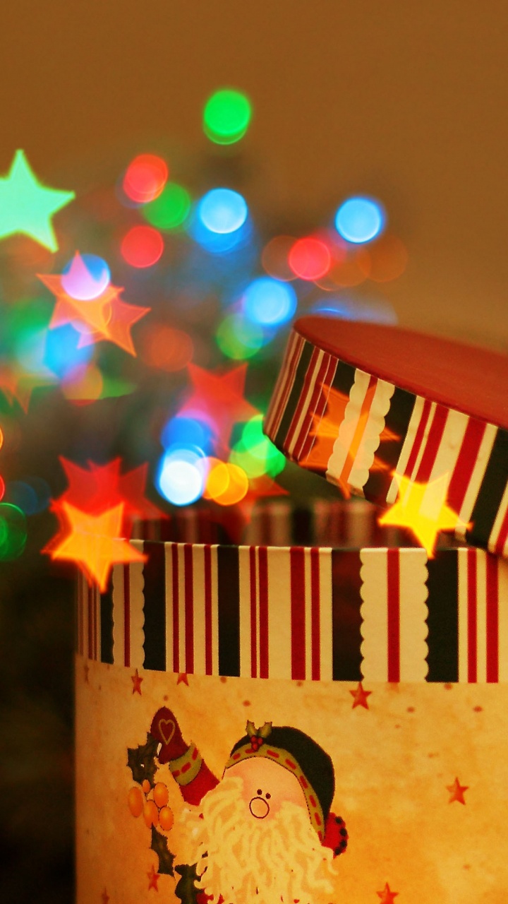 Neujahr, Weihnachten, Weihnachtsmann, Licht, Ded Moroz. Wallpaper in 720x1280 Resolution