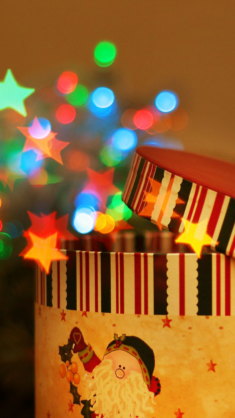 Neujahr, Weihnachten, Weihnachtsmann, Licht, Ded Moroz. Wallpaper in 750x1334 Resolution