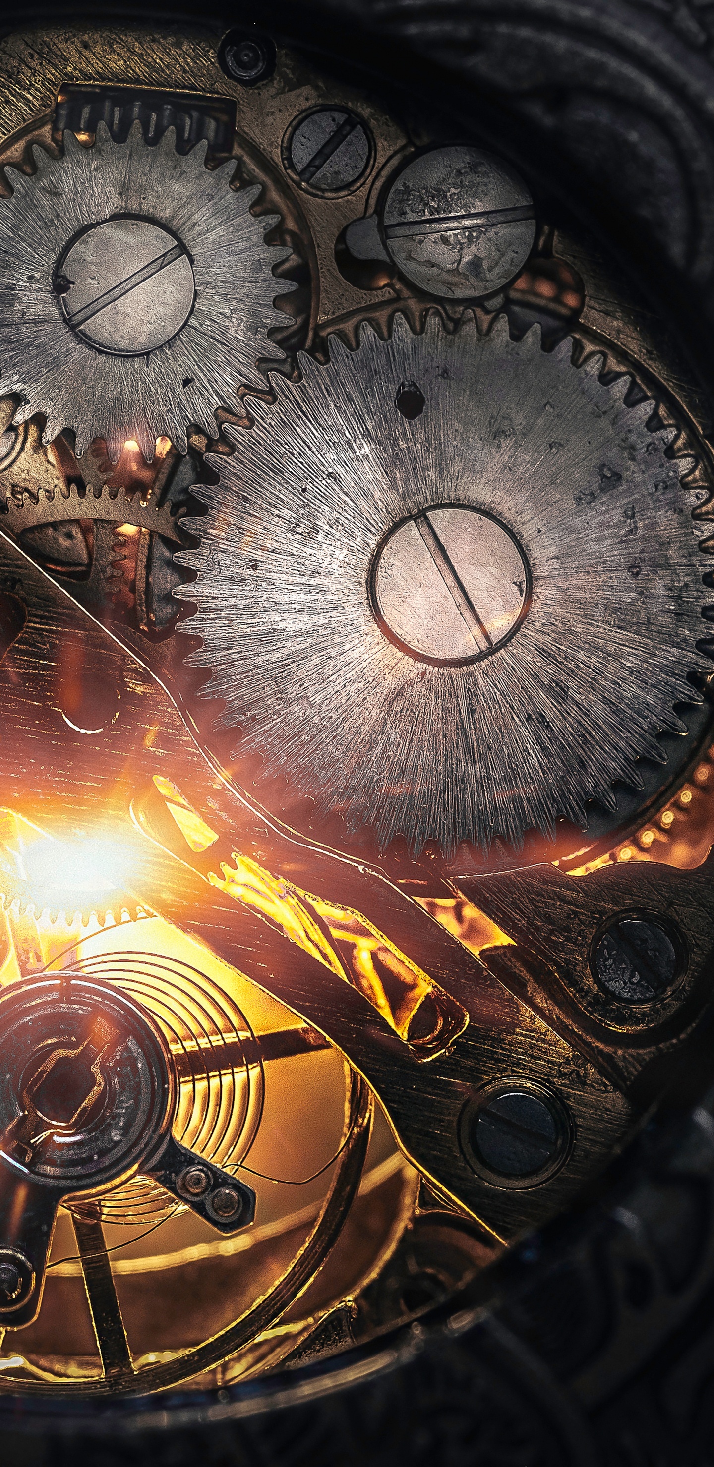 Watch, Horloge, Art, Art Fractal, Cercle. Wallpaper in 1440x2960 Resolution