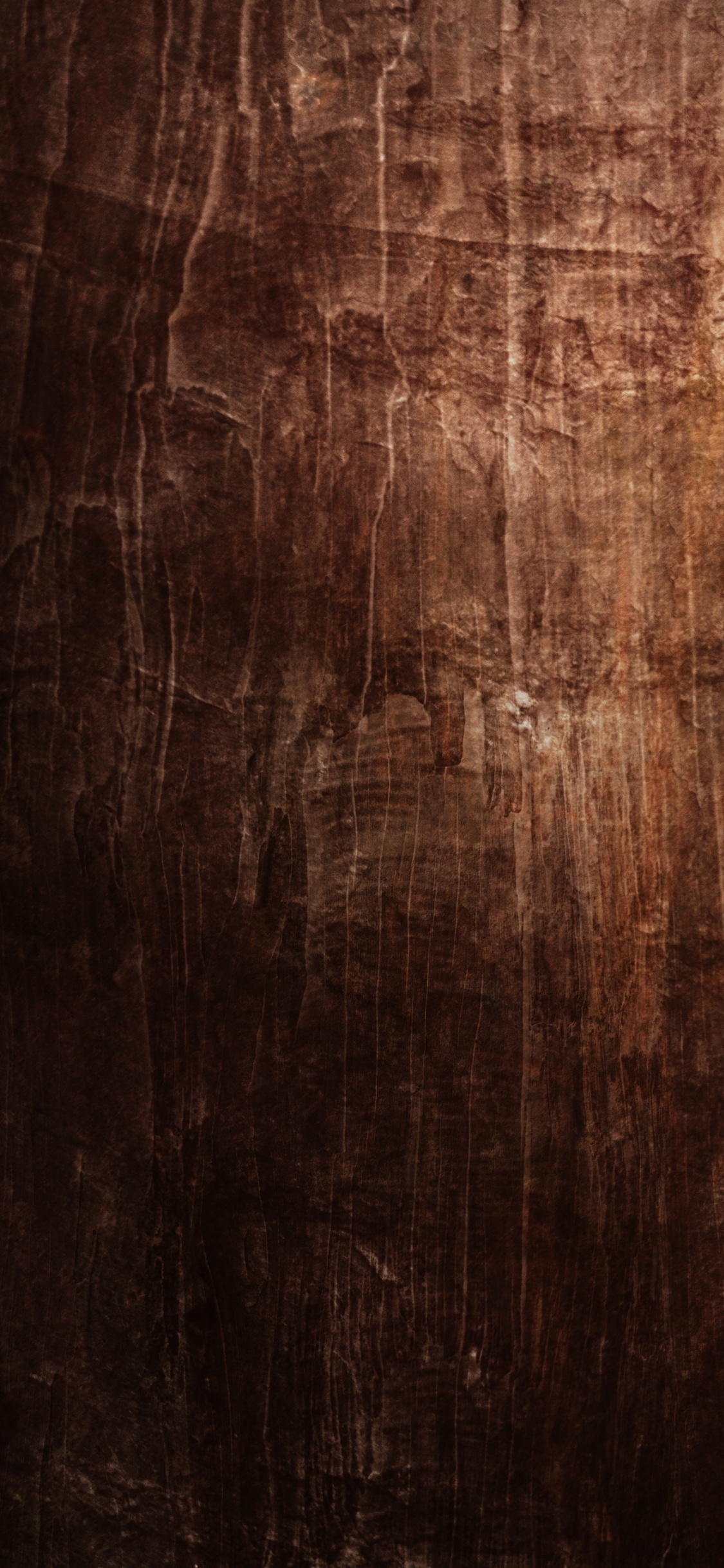 Peinture Abstraite Brune et Noire. Wallpaper in 1125x2436 Resolution