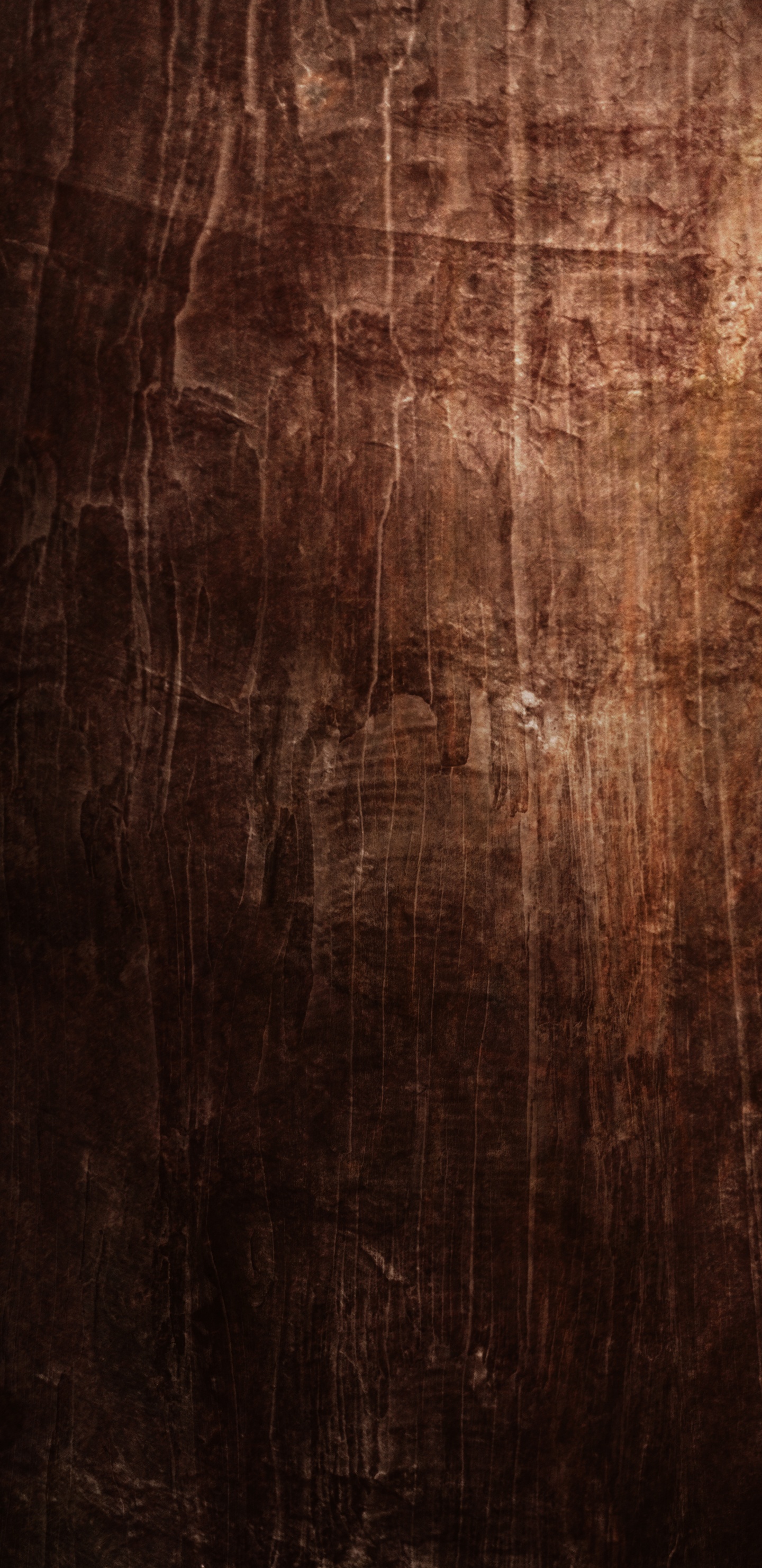 Pintura Abstracta Marrón y Negra. Wallpaper in 1440x2960 Resolution