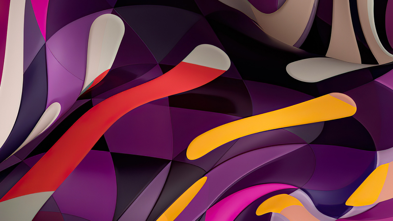 Artes Visuales, Diseño Gráfico, Arte Fractal, Gráficos, Morado. Wallpaper in 1280x720 Resolution