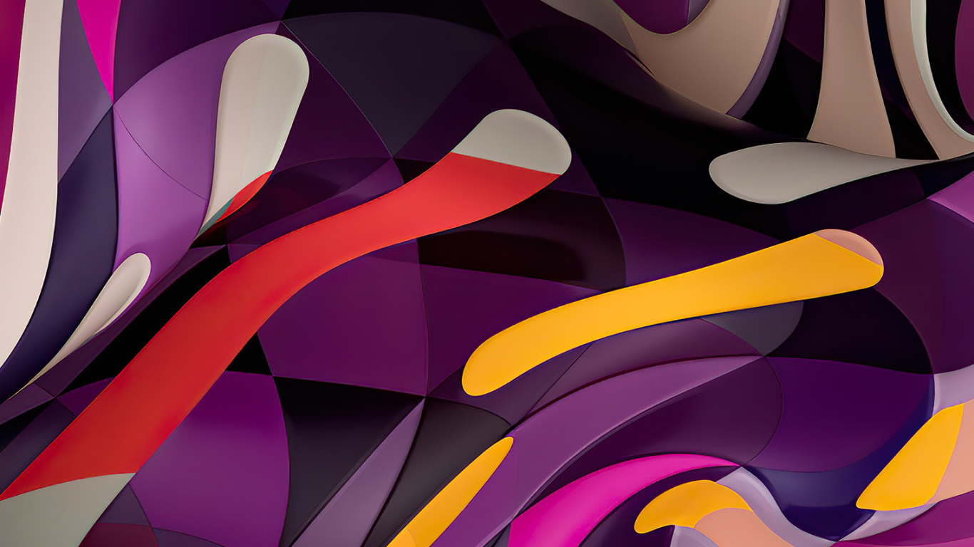 Visual Arts, Grafik-design, Malerei, Fraktale Kunst, Purpur. Wallpaper in 1366x768 Resolution