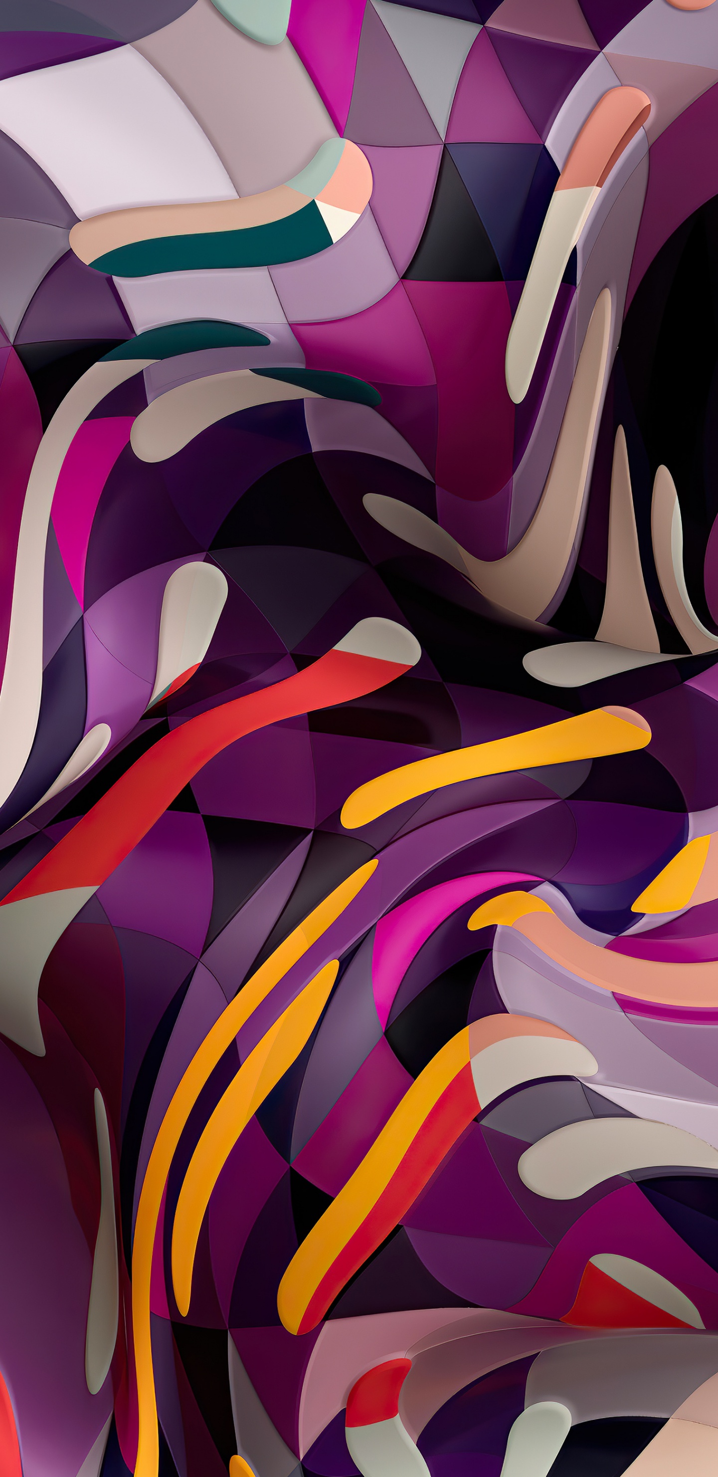 Visual Arts, Grafik-design, Malerei, Fraktale Kunst, Purpur. Wallpaper in 1440x2960 Resolution