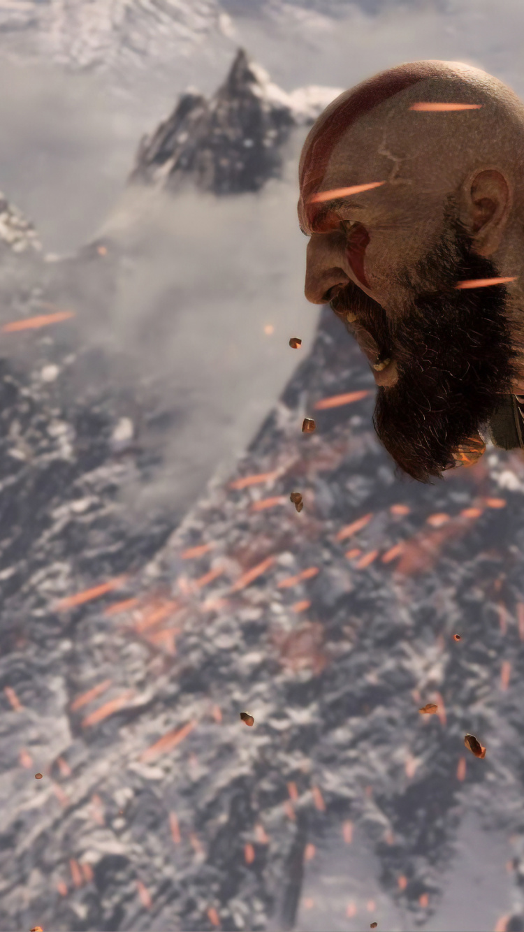 Gott Des Krieges, Rock, Fortnite, Insomniac Games, Pc-Spiel. Wallpaper in 750x1334 Resolution