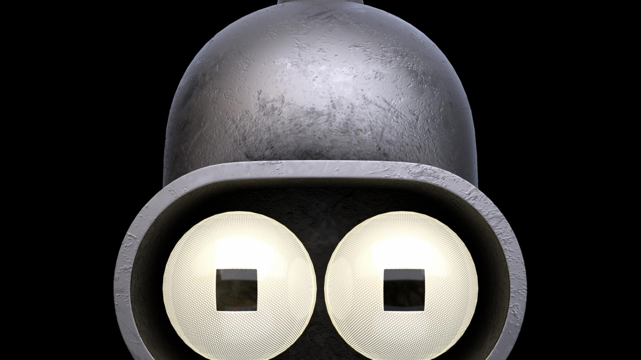 Bender, Metal, Circulo, Plata, Acero. Wallpaper in 1280x720 Resolution