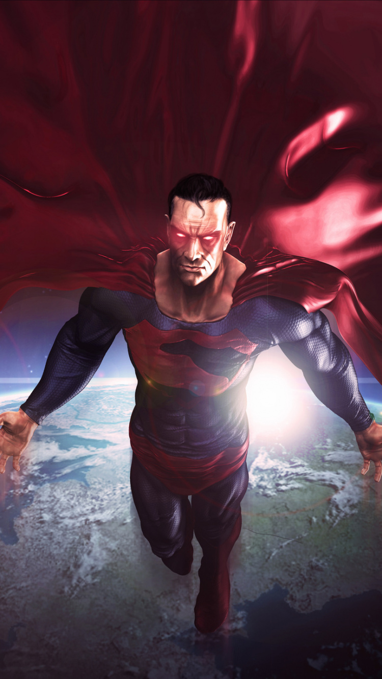 Man in Red and Black Suit. Wallpaper in 750x1334 Resolution