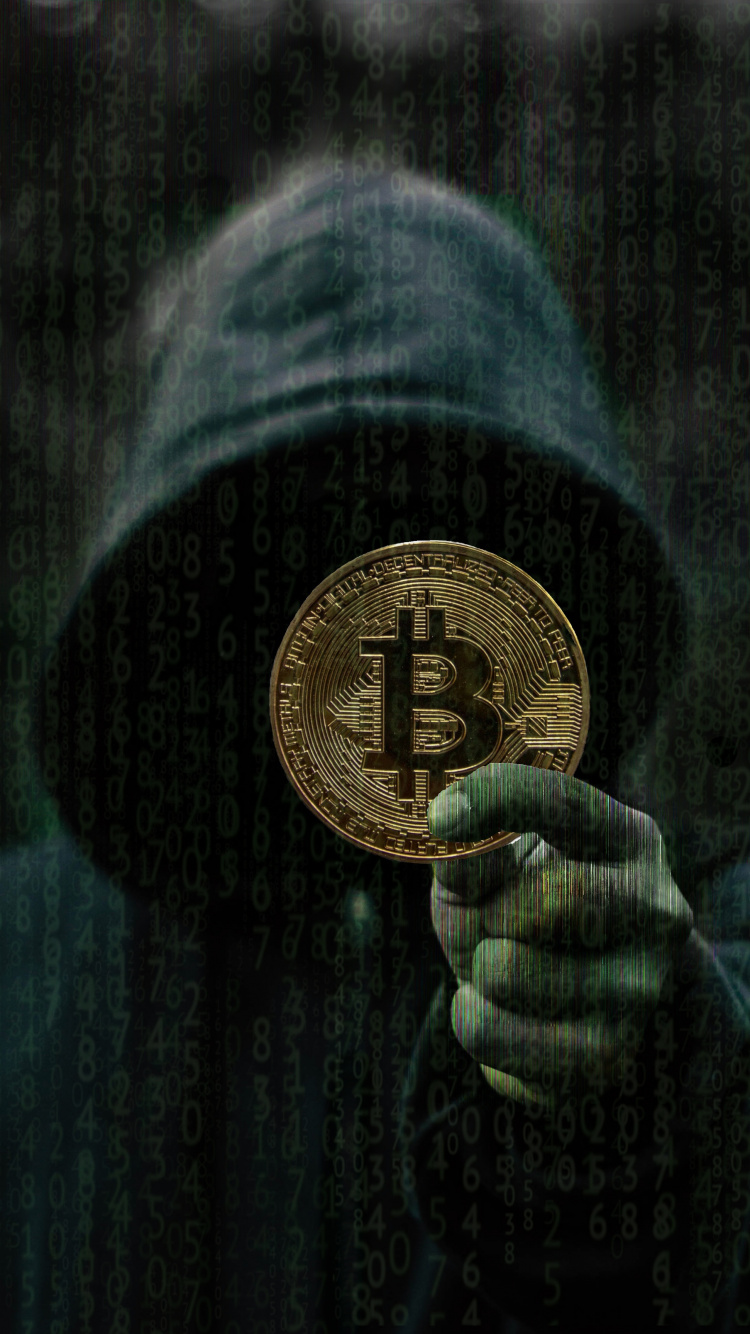 特币, 加密货币, 数字合成, 艺术, 区块链 壁纸 750x1334 允许