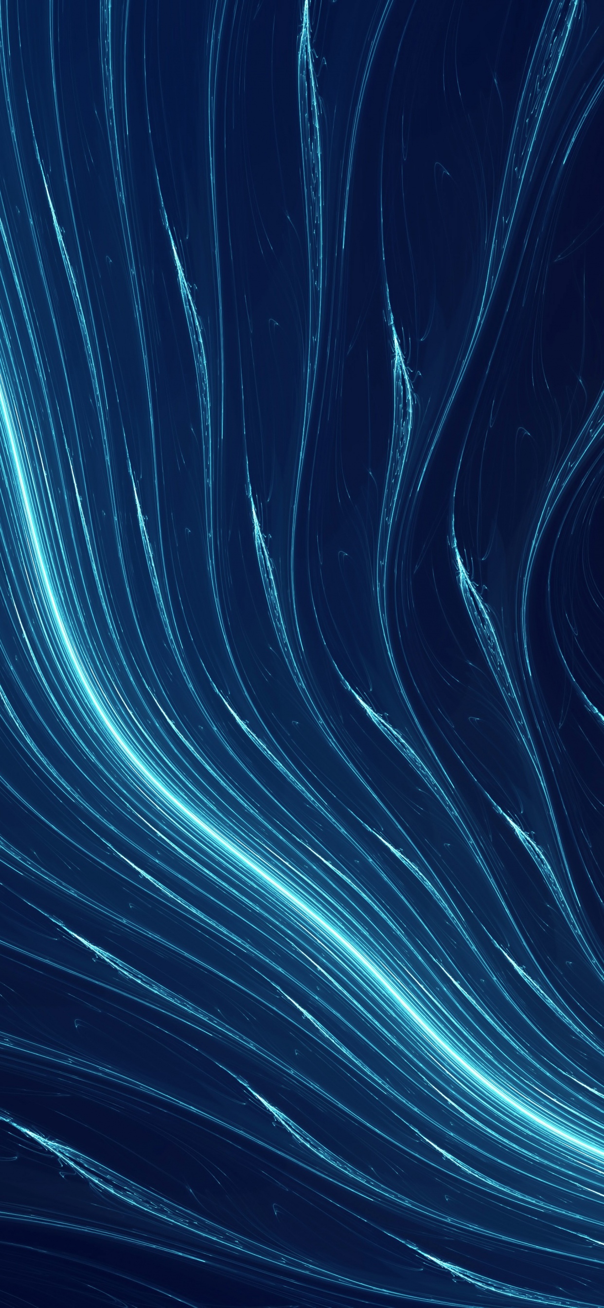 Blue and White Abstract Painting. Wallpaper in 1242x2688 Resolution