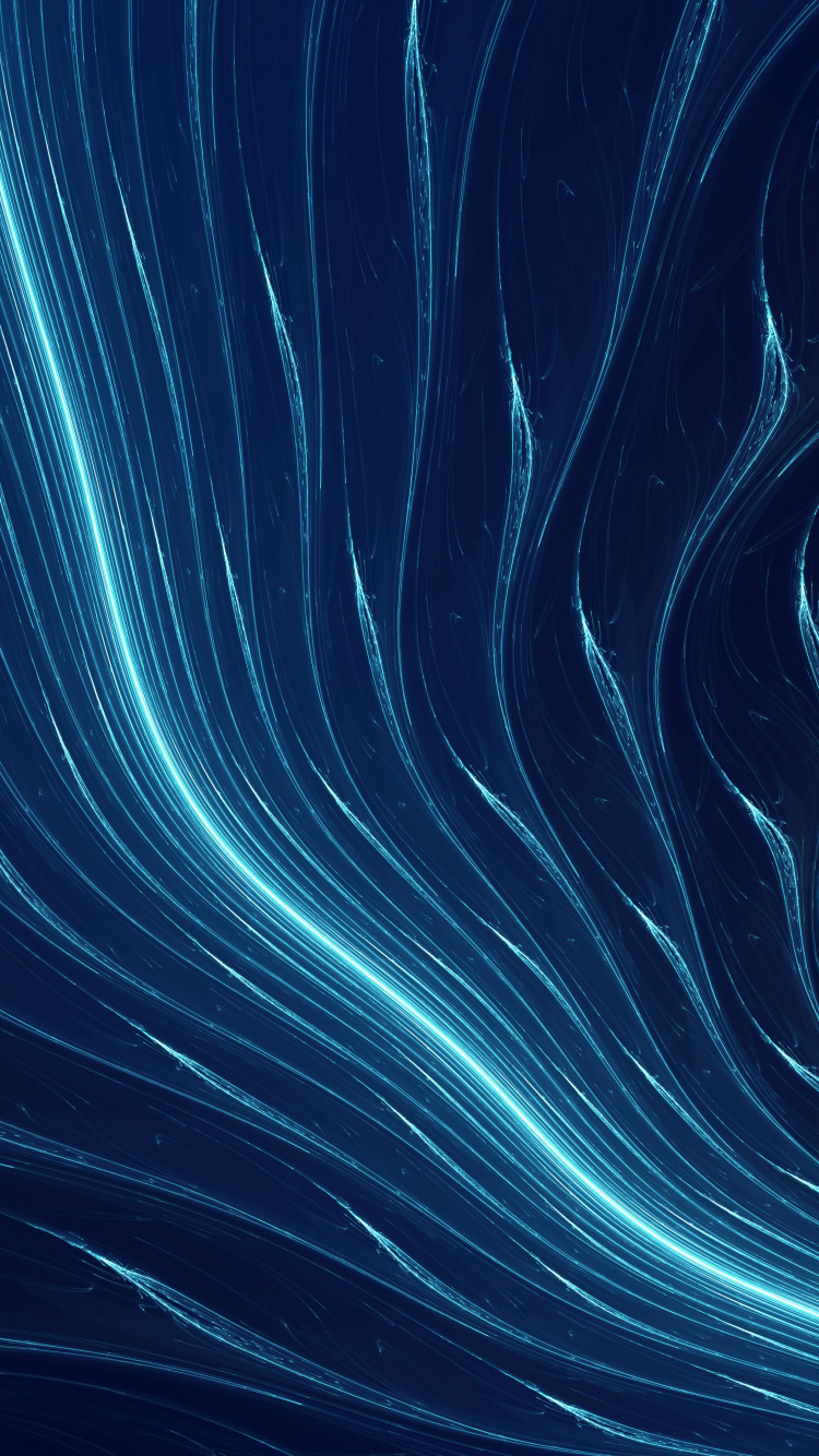 图形设计, 空间, 电蓝色的, 旋涡, 圆圈 壁纸 750x1334 允许