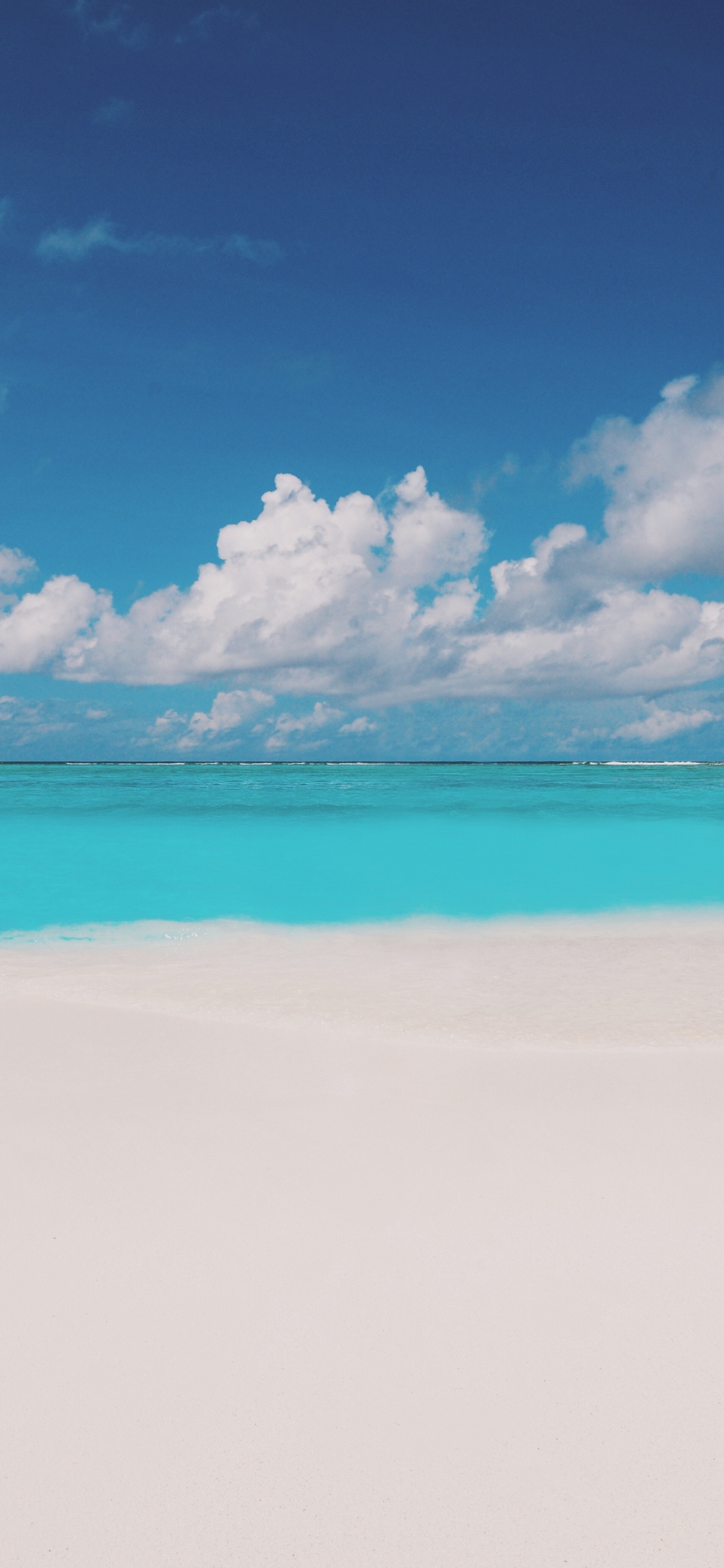 Playa, Costa, Azul, Mar, Turquesa. Wallpaper in 1125x2436 Resolution