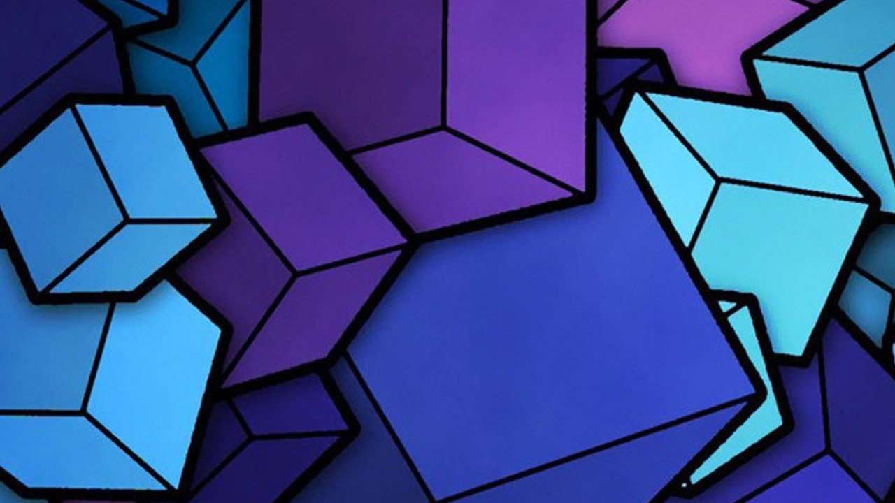 Pintura Abstracta Azul y Blanca. Wallpaper in 1280x720 Resolution