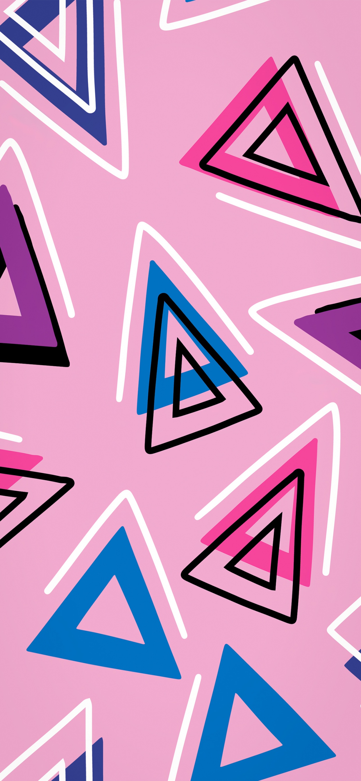 Muster, Design, Grafik-design, Pink, Magenta. Wallpaper in 1242x2688 Resolution