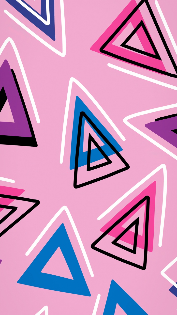 Muster, Design, Grafik-design, Pink, Magenta. Wallpaper in 720x1280 Resolution