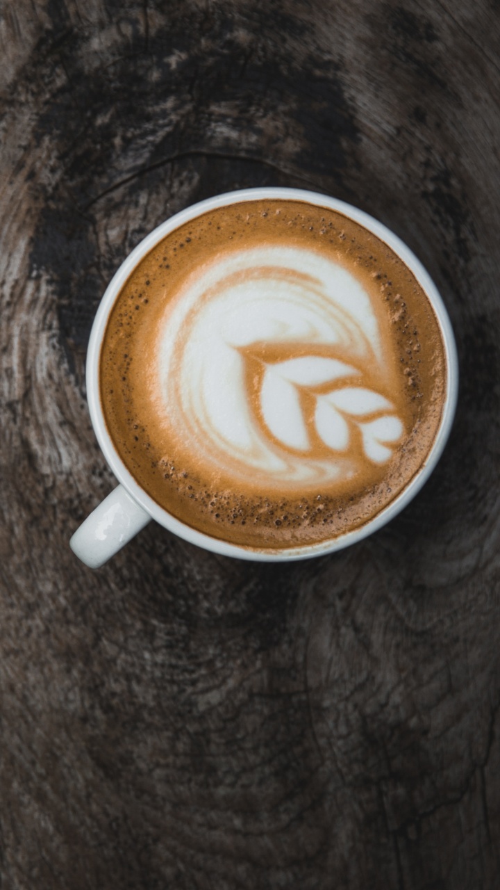 White Ceramic Mug With Coffee. Wallpaper in 720x1280 Resolution