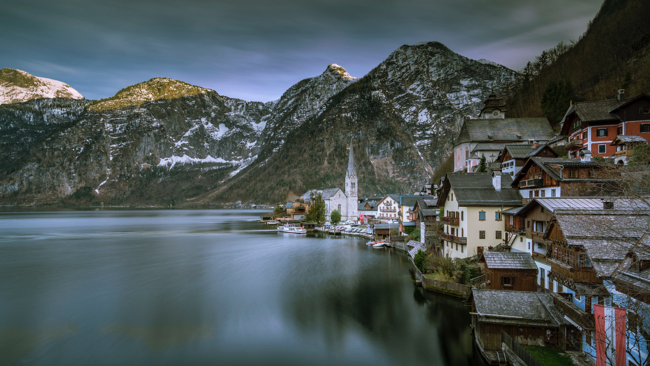 Natur, Wasser, Fjord, Reflexion, Hochland. Wallpaper in 1280x720 Resolution