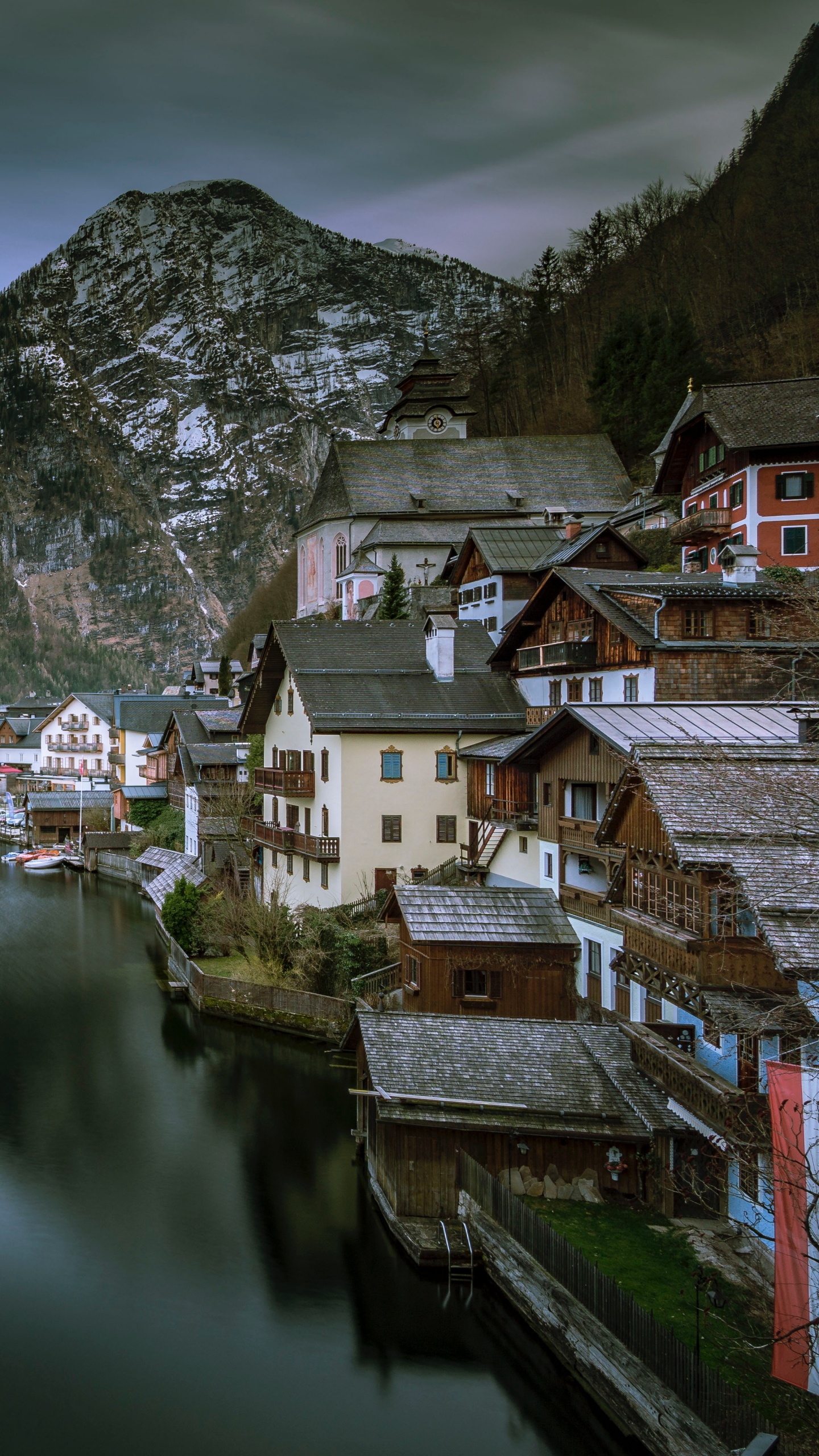 Nature, Water, Fjord, Reflection, Mountain. Wallpaper in 1440x2560 Resolution