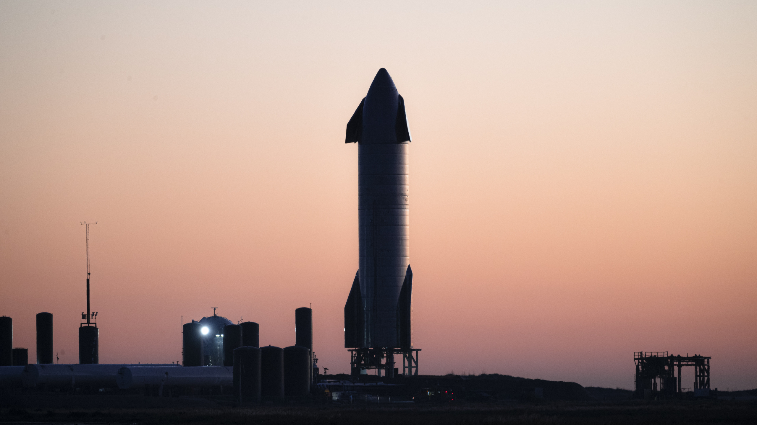 飞船, SpaceX, Spacex Sn9, 火箭, 航天器 壁纸 2560x1440 允许