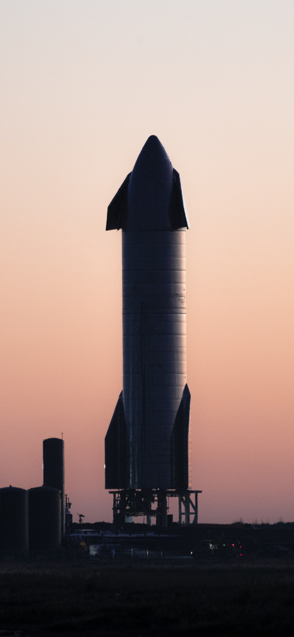 SpaceX, Spacex Sn9, Startplatz Von Spacex South Texas, Flugtest, Weltraumstart. Wallpaper in 1125x2436 Resolution