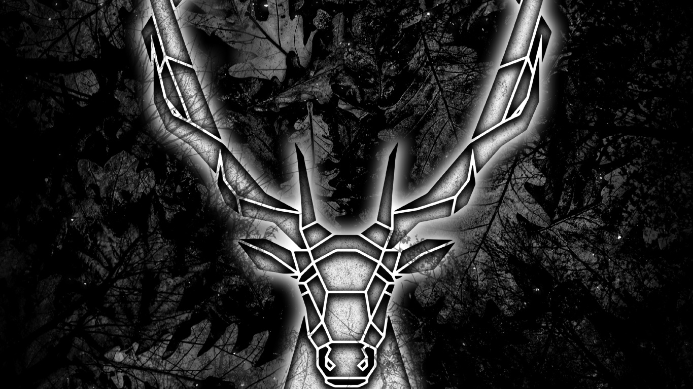 Geste, Art, Obscurité, Symétrie. Wallpaper in 1366x768 Resolution