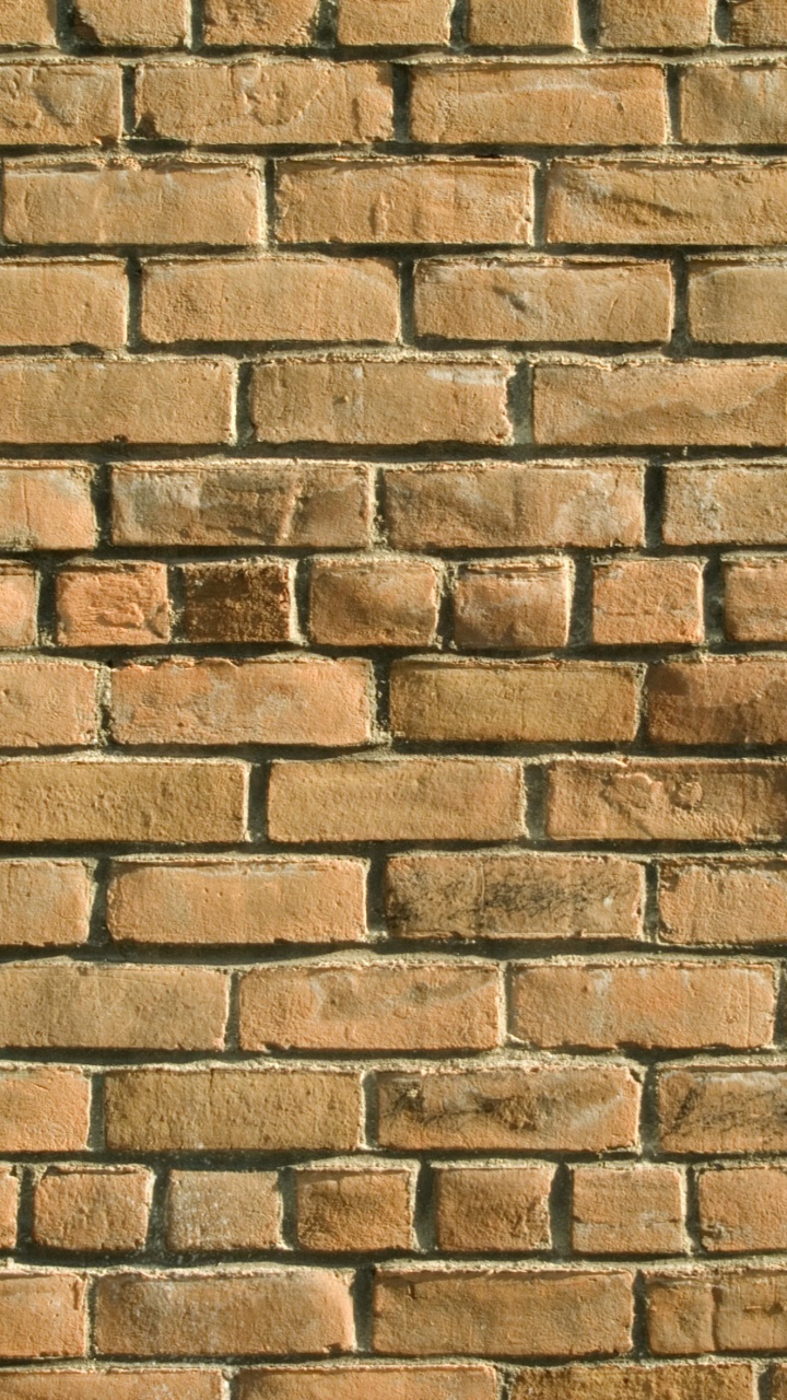 Mur de Briques Marron et Blanc. Wallpaper in 720x1280 Resolution