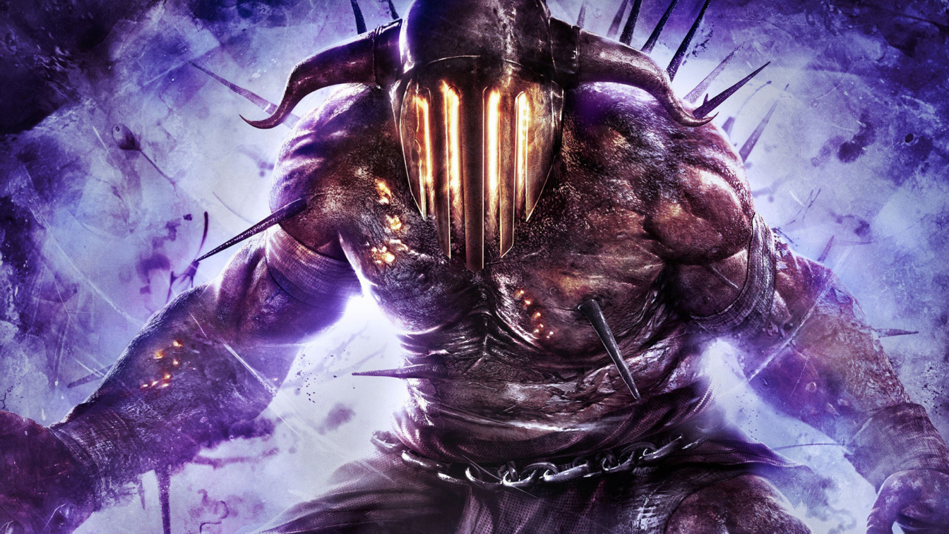 Illustration de Monstre Noir et Marron. Wallpaper in 1366x768 Resolution