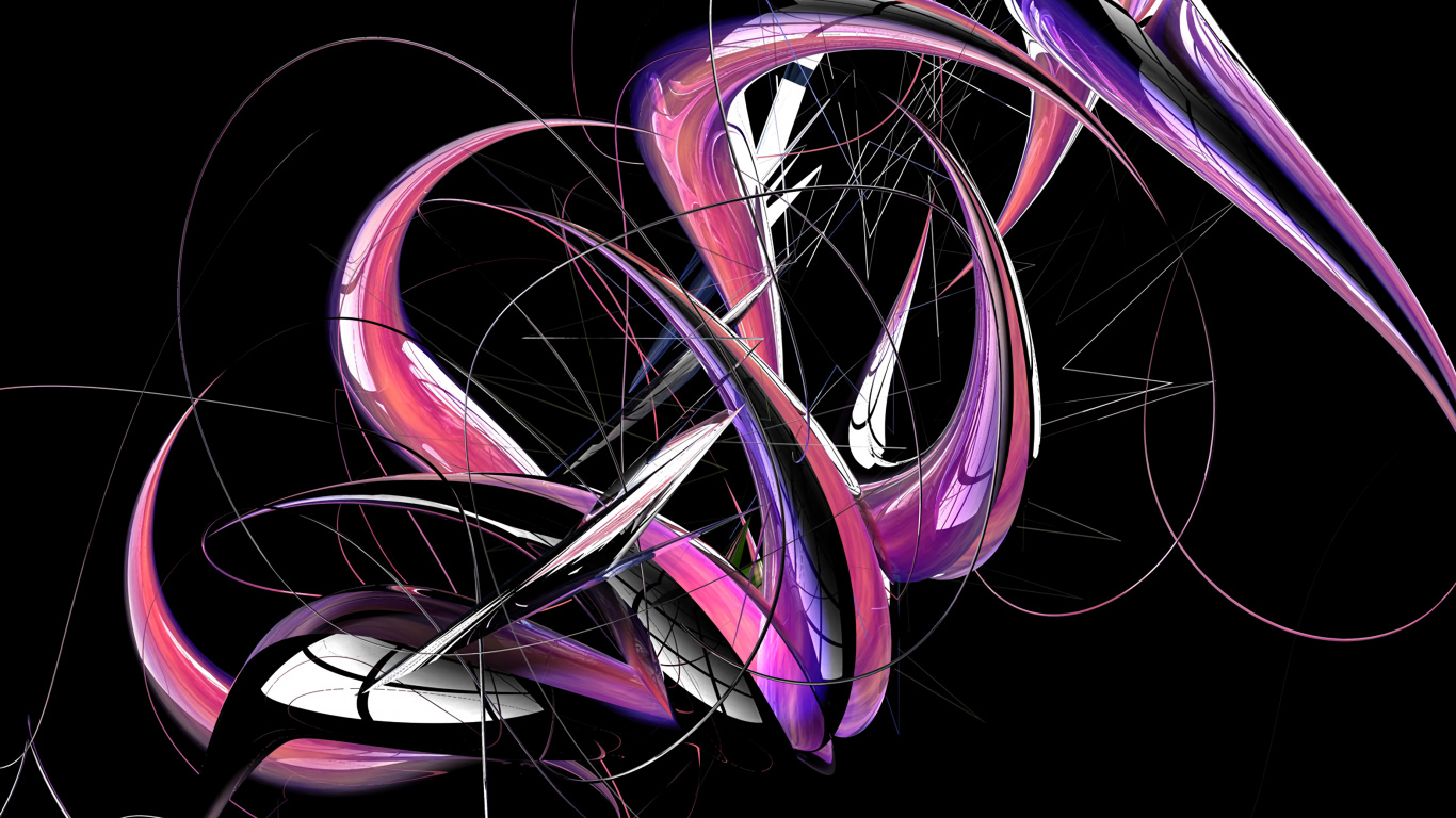 Purple and White Light Digital Wallpaper. Wallpaper in 1366x768 Resolution