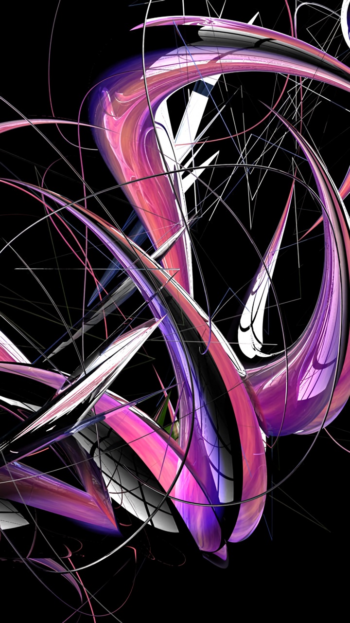 Purple and White Light Digital Wallpaper. Wallpaper in 720x1280 Resolution