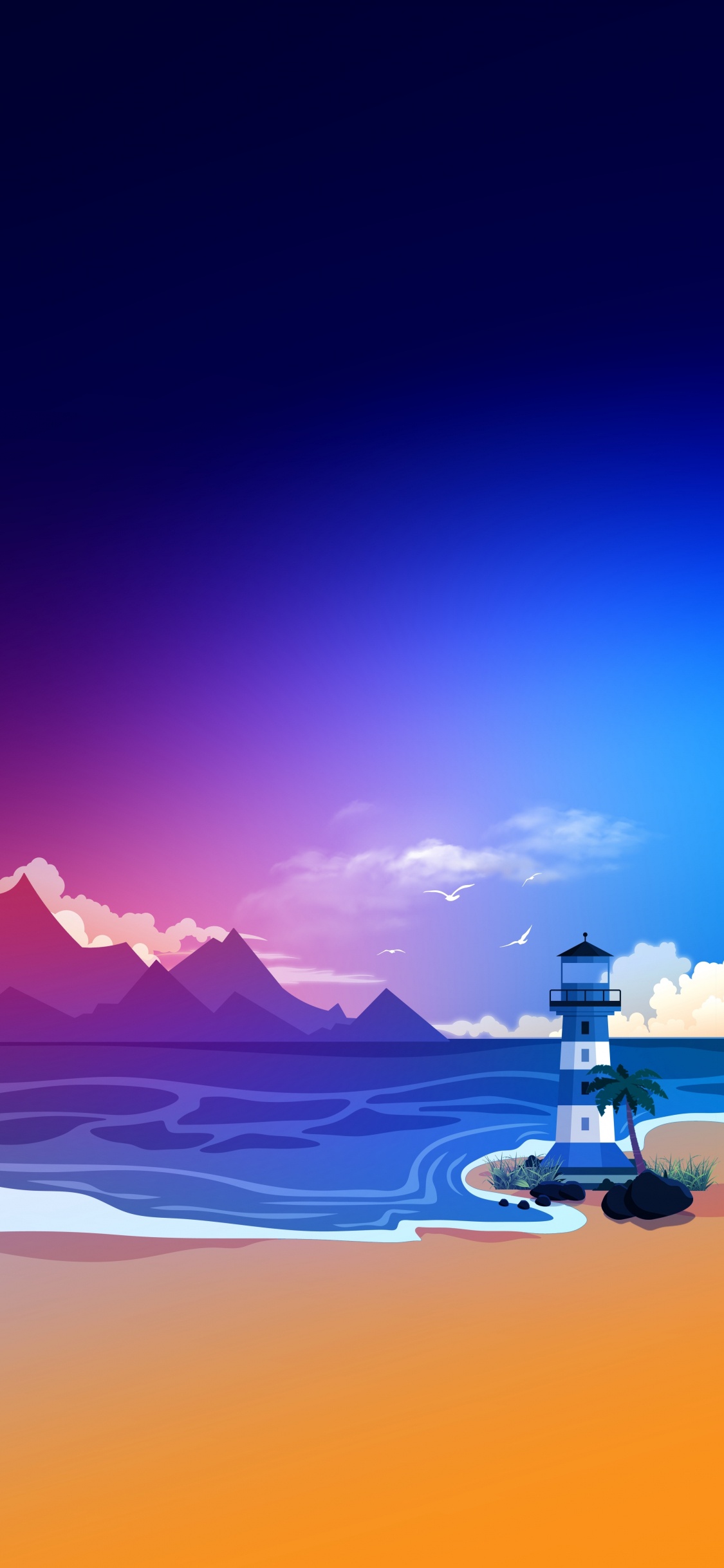 Ambiente, Azul, Azure, Torre, Paisaje Natural. Wallpaper in 1125x2436 Resolution