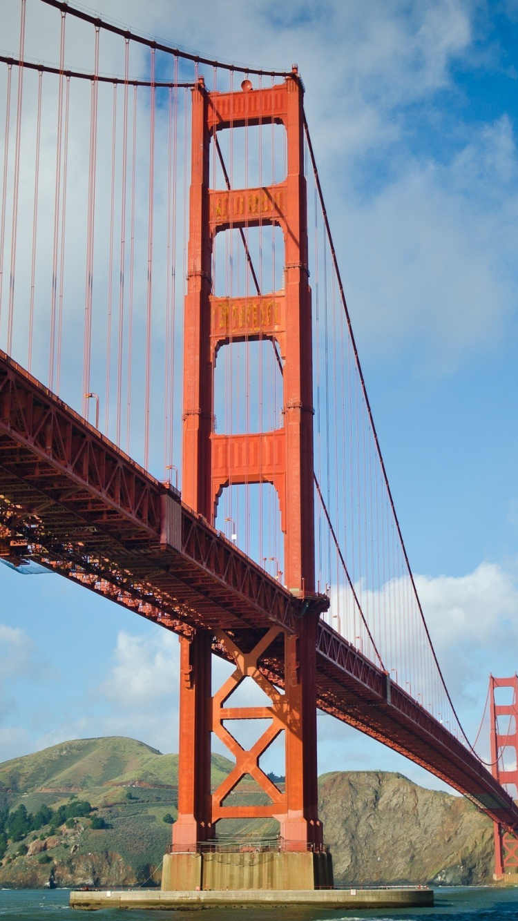 Pont du Golden Gate San Francisco Californie. Wallpaper in 750x1334 Resolution