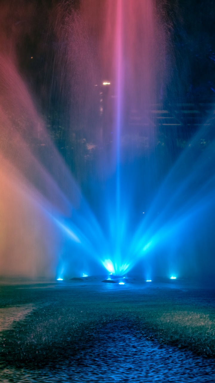 Natur, Blau, Gr, Nacht, Farbigkeit. Wallpaper in 720x1280 Resolution