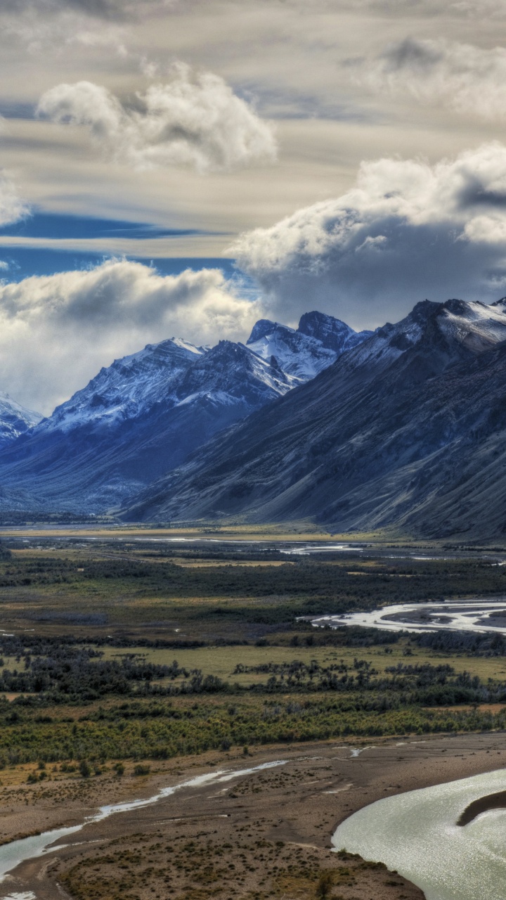 Highland, Vallée, Paysage Naturel, Cumulus, Route. Wallpaper in 720x1280 Resolution