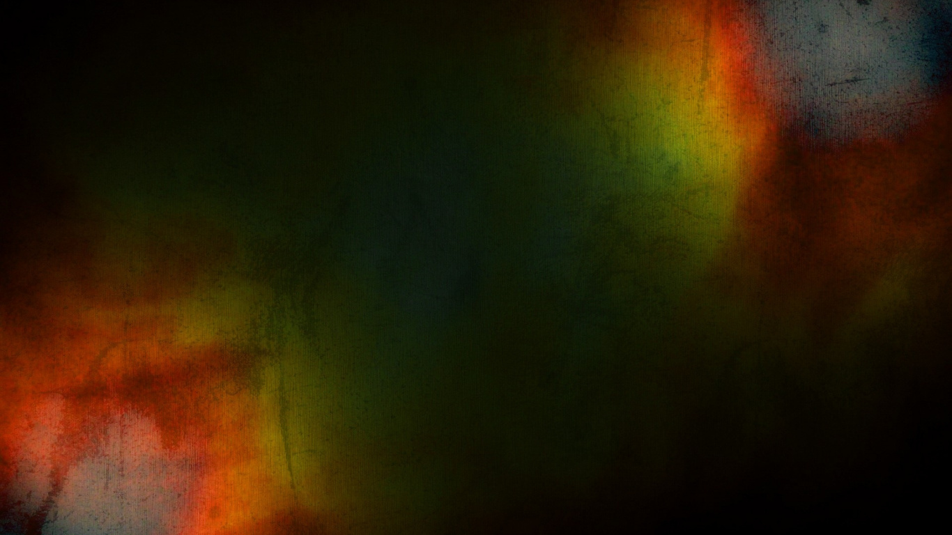 Luces Naranjas, Verdes y Amarillas. Wallpaper in 1366x768 Resolution