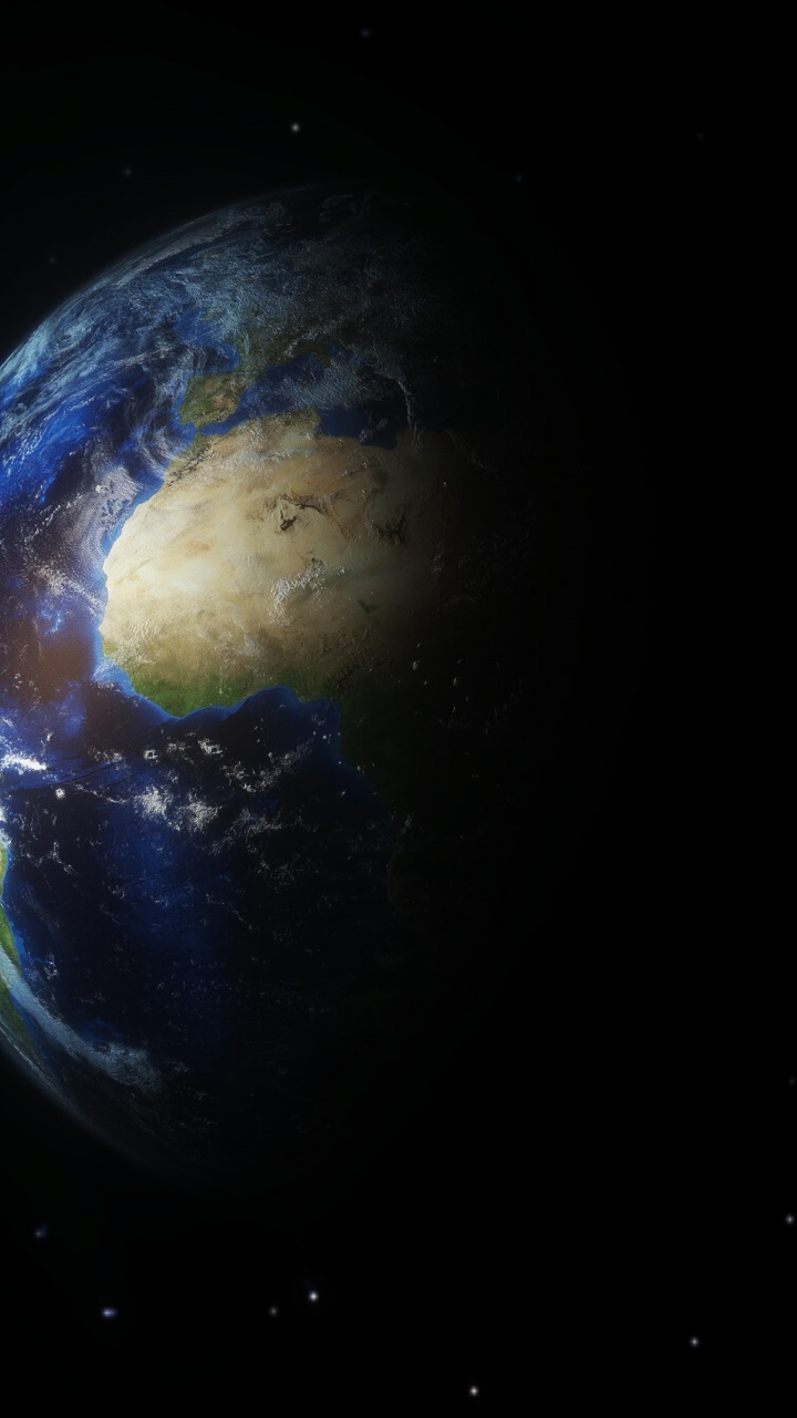 Planeta Tierra Azul y Marrón. Wallpaper in 720x1280 Resolution