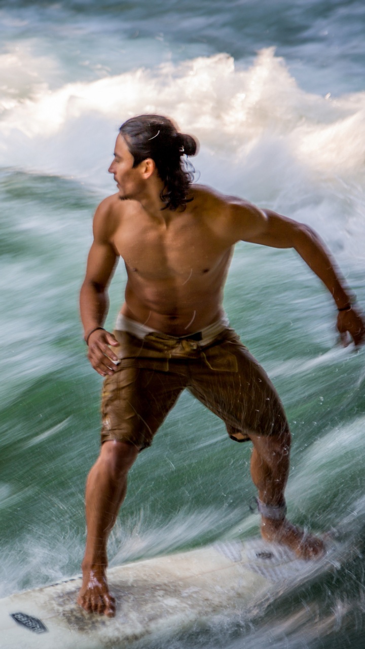 Surf, Auprès Des Amateurs de Glisse, Eau, Mer, L'homme. Wallpaper in 720x1280 Resolution